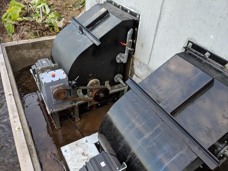 次世代林業基盤づくり交付金を利用した小水力発電設備